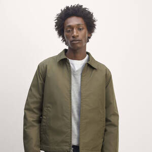 Everlane Men's Filled Harrington Jacket in Olive, Size Small
